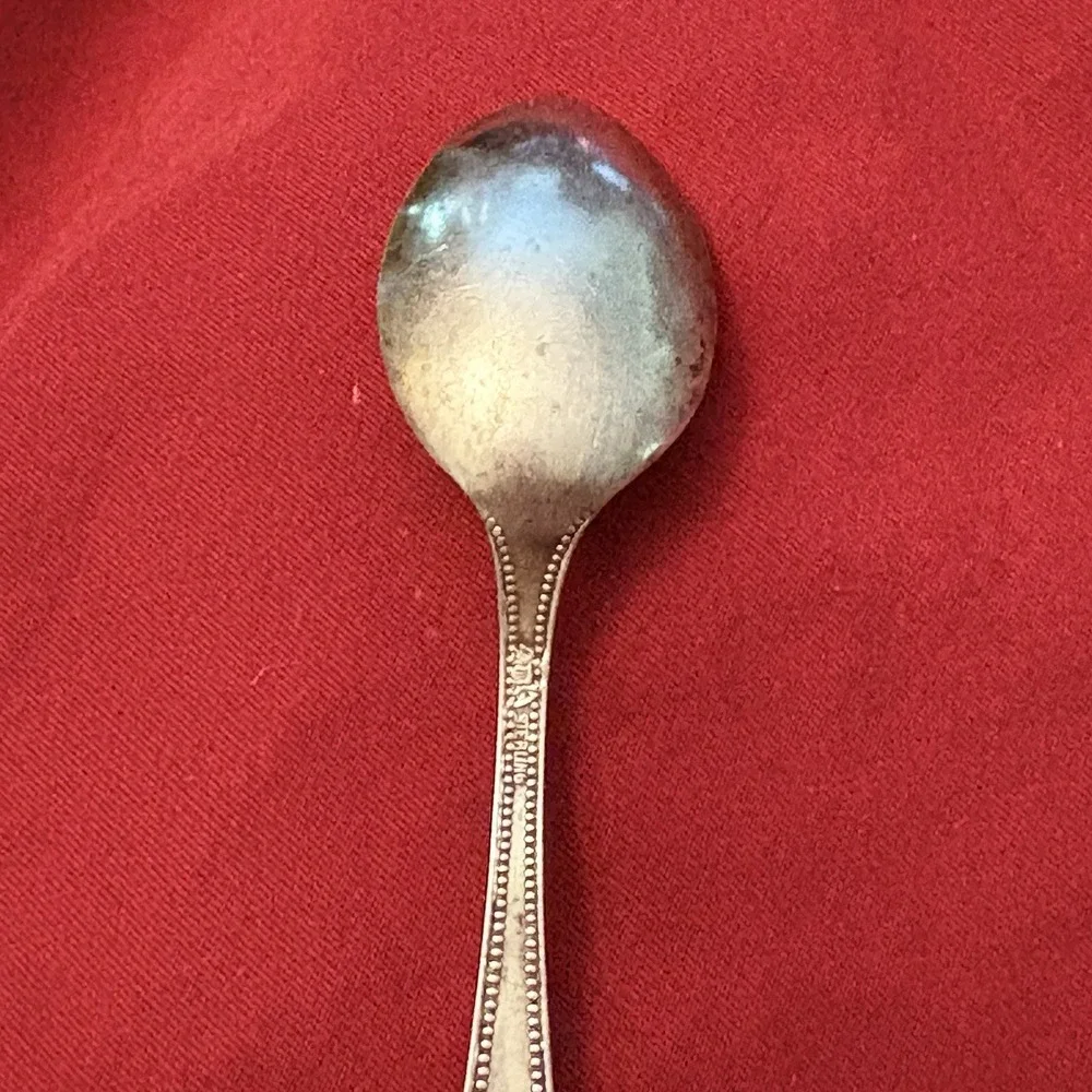 Vintage Baker‎ Manchester BMS14 Sterling Silver Demitasse Spoon 4